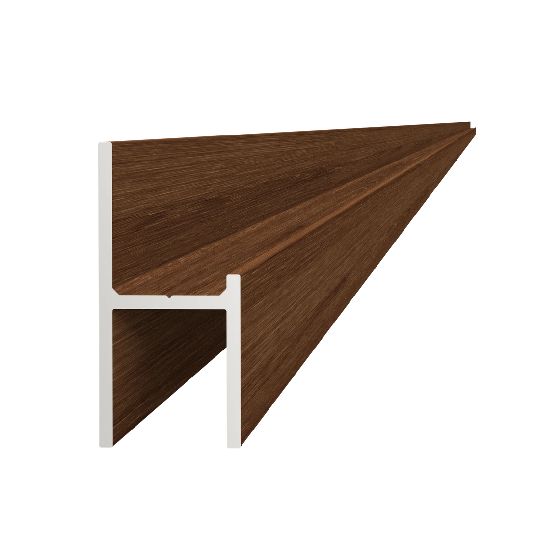 UT profil 20.5x44mm, L-6000mm, práškový lak, struktura OŘECH