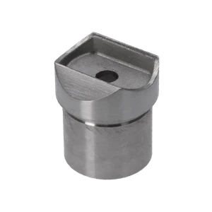 Držiak madla ø 33,7 mm na trubku ø 33,7 mm, brúsená AISI 304 - slide 0