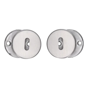 Okrúhla rozeta na dózický zámok, brúsená nerez AISI 304 - slide 0