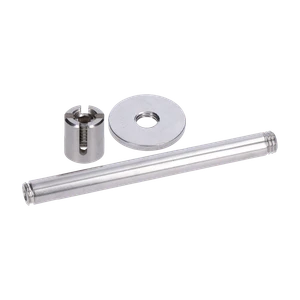 Příruba na stěnu pro dve lanka ø 4 mm, broušená AISI 304 - slide 1