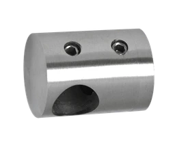 Držiak tyče ø 12 mm (L) plochý, brúsená nerez AISI 304