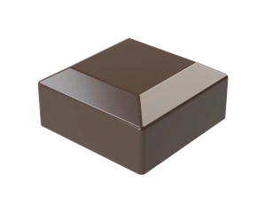 Vonkajšia krytka 80 x 80 mm, plastová PE - slide 1