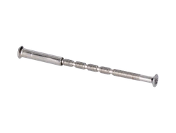 Šroub pro montáž kliky na dveře 4x60mm, pochromovaná ocel