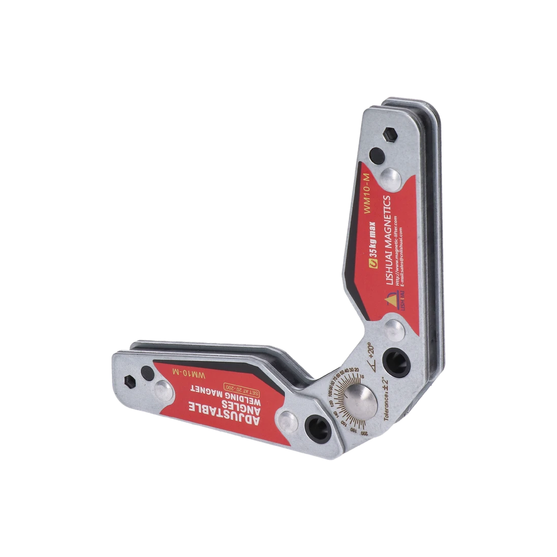 Zvárací magnet s nastaviteľnými uhlami, 35 kg, neodymový