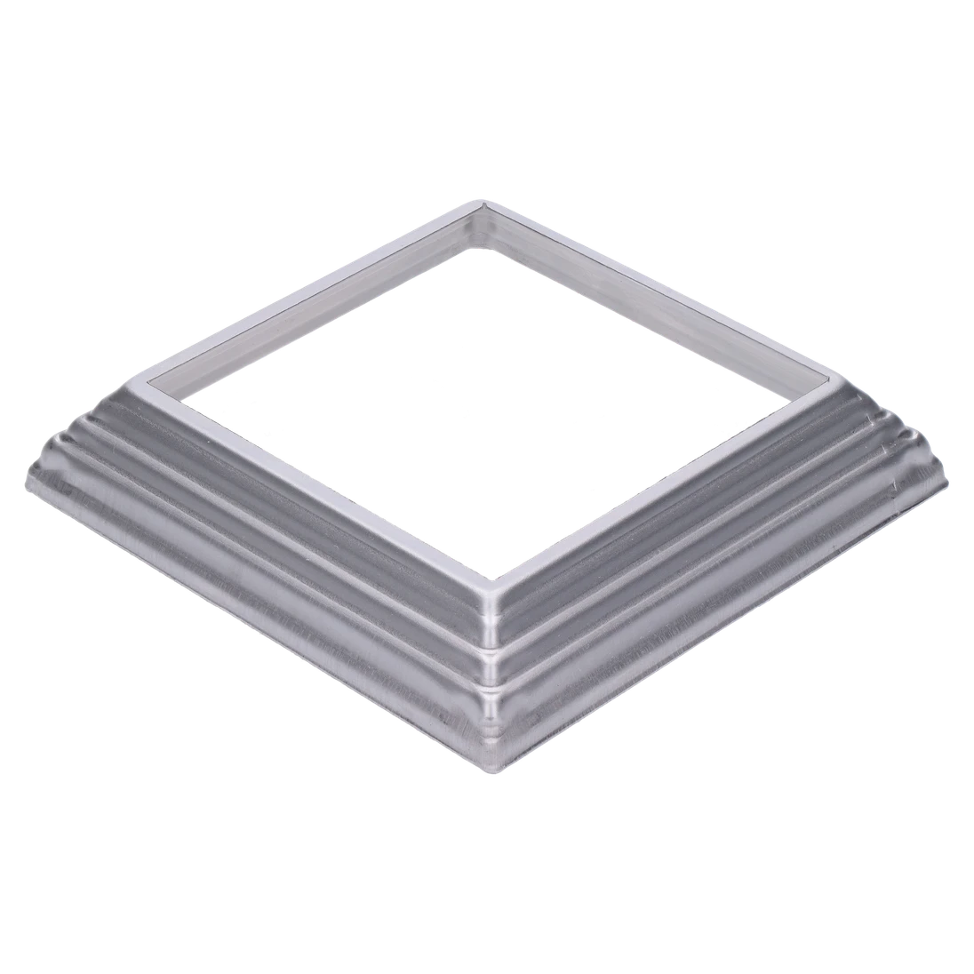 Krytka 142 x 142 x 29 mm, plech, diera 102 x 102 mm, výlisok