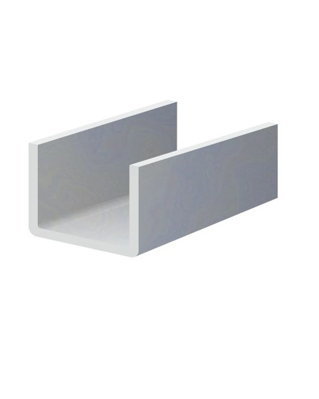 Poškodený U-profil 20 x 33 x 20 x 1,5 x 2000 mm, pozink