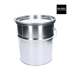 Barva antikorozní polomatná na zinek 10 kg - černohnědá - slide 0
