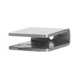 Držiak police pre sklo 8 - 10 mm, brúsená nerez AISI 304