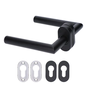 Klika včetně dolní rozety, broušená nerez AISI304 - slide 0