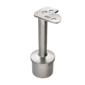 Držák madla pevný na trubku ø 42,4 mm, broušená AISI 304 - slide 0