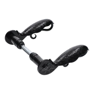 Kľučka 145 x 75 mm, osadenie ø 18 mm, čierna - slide 1