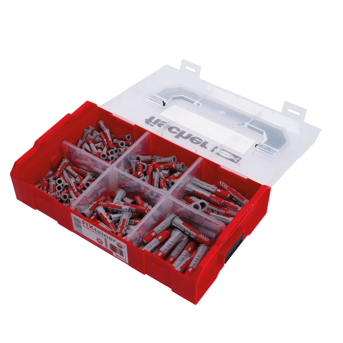 Set hmoždiniek, 210 ks univerzálnych hmoždiniek fischer