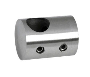 Držák tyče ø 12 mm (P) plochý, broušená nerez AISI 304 - slide 1