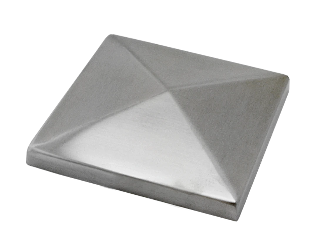 Ukončenie strieška jokla 100 x 100 mm, brúsená AISI 304