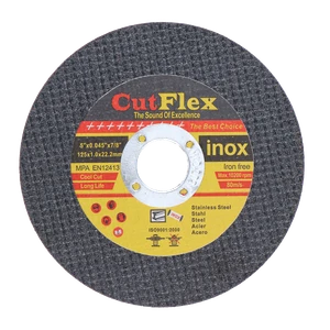 Řezný kotouč na ocel a nerez, 125 x 1 x 22,2 mm - slide 0