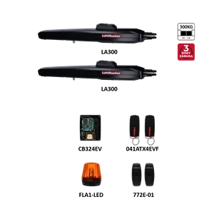 LiftMaster sada pre dvojkrídlovú bránu do 3 m/krídlo - slide 0