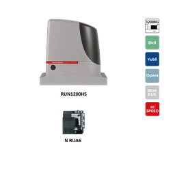 RUN1200 HI-SPEED rychlý pohon pro posuvnou bránu do 1200 kg