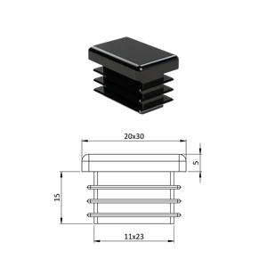 Krytka plastová 20 x 30 mm - slide 0