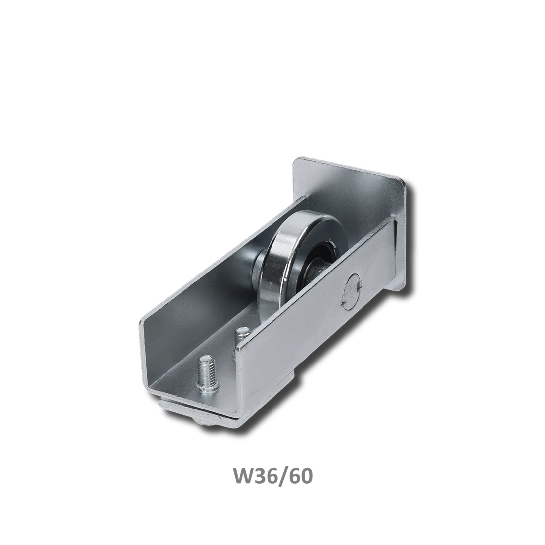 Nábehové koliesko samonosnej brány pre profil 60 x 60 x 4 mm