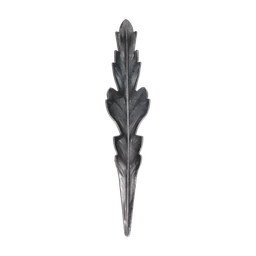 List 290 x 55 x 3 mm, rovný, výlisok