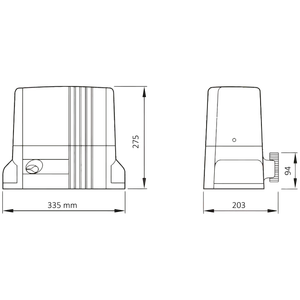 THOR1500KCE motor pre posuvnú bránu do 1500 kg - slide 3