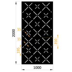 Plech vzor 1223, 1000 x 2000 x 2 mm, bez povrchovej úpravy - slide 3