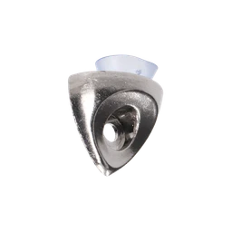 ZAMAK držiak pre sklenené police, zliatina Al/Zn