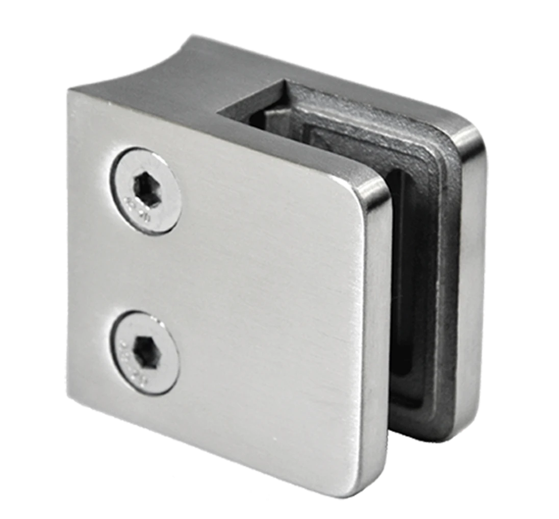 Svorka skla/plechu na trubku ø 48,3 mm, brúsená AISI 304