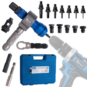 Profesionální adaptér na nýtování s rukojetí - slide 1