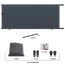 Posuvná hliníková brána 4000 x 1862 mm s pohonom TUS4324KSD