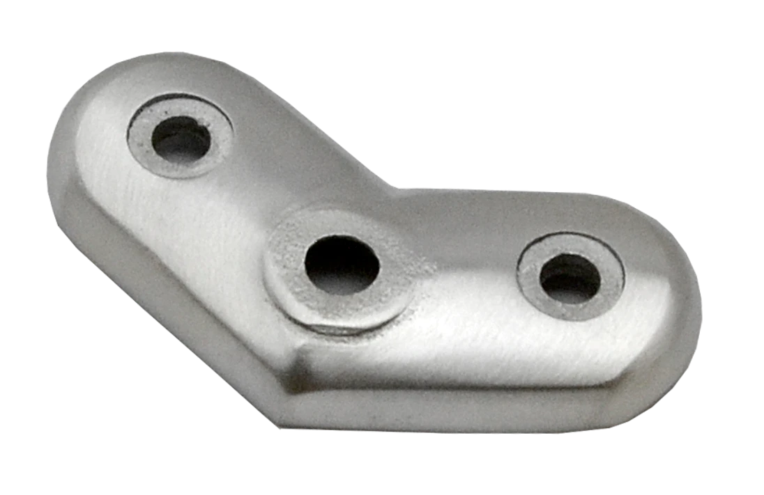 Nadpájacia platňa, 45° uhol, na trubku ø 42,4 mm, AISI304