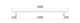 Madlo 40x40mm, L-1500mm, broušená nerez AISI304