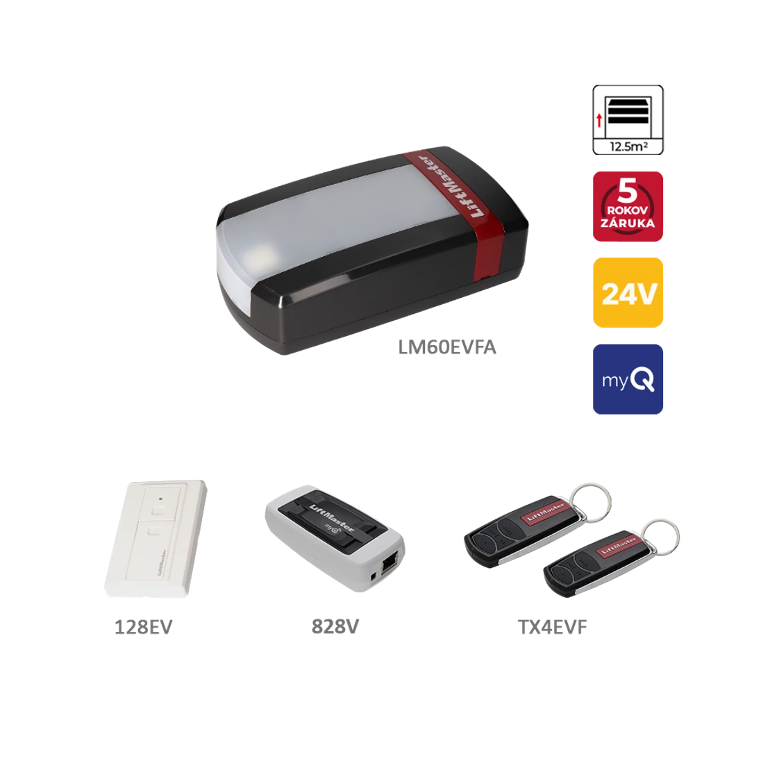 LiftMaster LM60EVFA s myQ rozhraním 828EV