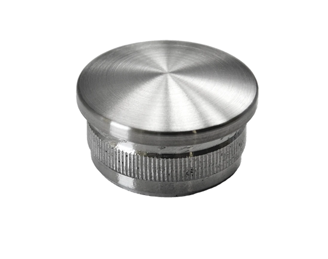 Ukončenie na trubku ø 33,7 mm, brúsená nerez AISI 304