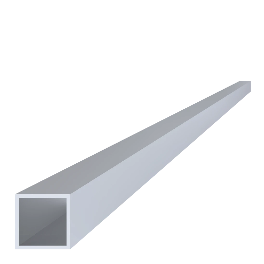 Jekl 30x30x2mm, L-6000mm, hliník bez povrchové úpravy