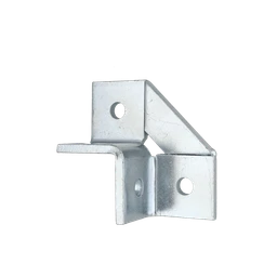 Montážní úhelník - 2x2 otvory pro profil 41x21 a 41x41