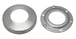 Kotviaca platňa s krytkou ø 85 mm pre ø 42,4 mm, AISI 304