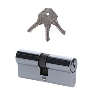 Cylindrická vložka EURO 35/35 mm, niklová, 3 kľúče - slide 0