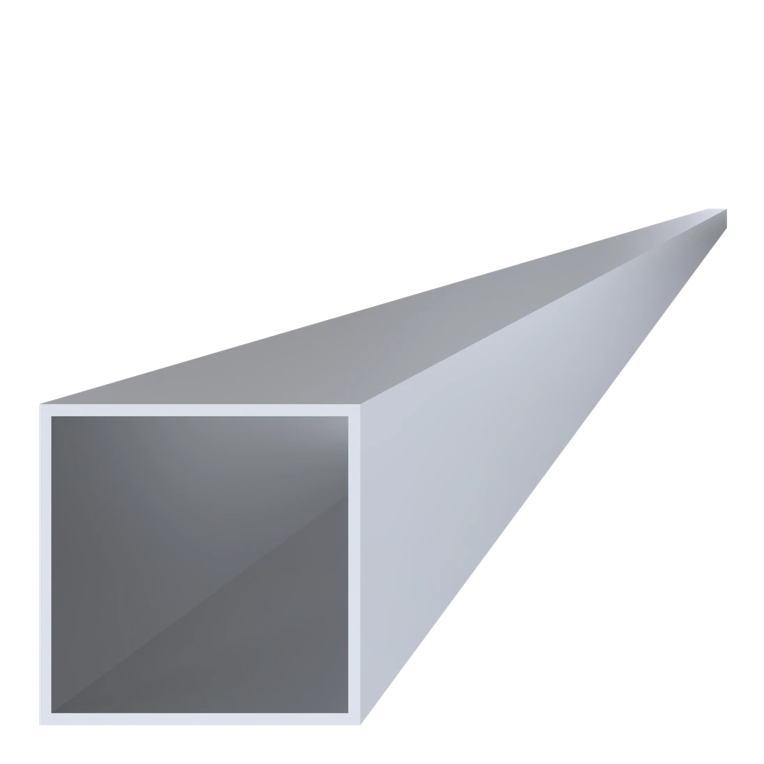 Hliníkový jekl 80 x 80 x 3 x 6000 mm, bez úpravy