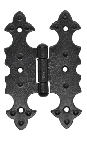 Záves ozdobný, čierny, 79 x 55 mm - slide 0