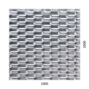 Poškodený ťahokov Fe, 1000 x 1500 x 1,5 mm, oko 47 x 18 mm - slide 0