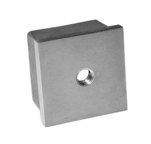 Ukončení na jekl 40x40mm, závit M8, broušená AISI304 - slide 0