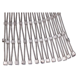 Lankova sieť, 0,8 x 5 m, oko 50 x 50 mm, ø 1,5 mm, AISI 316 - slide 1