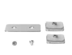 Svorka skla medzi sklá 180°, sklo 8 - 10 mm, AISI 304 - slide 3