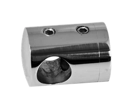 Držiak tyče ø 12 mm, plochý, leštená nerez AISI 304