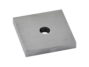 Podložka horná 40 x 40 x 6 mm, brúsená nerez AISI 304 - slide 0