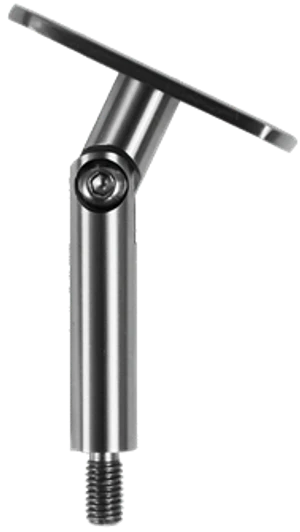 Držák madla s kloubem, plochý, závit M8, brus AISI304 - slide 0