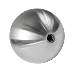 Koule dutá se závitem M8 / ø 70 mm, broušená nerez AISI 304 - slide 0