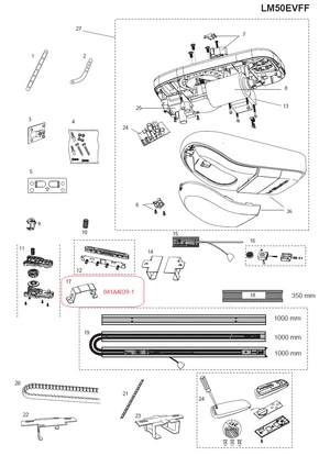 041A4039-1 konzola na upevnenie vodiacej dráhy pohonu - slide 1