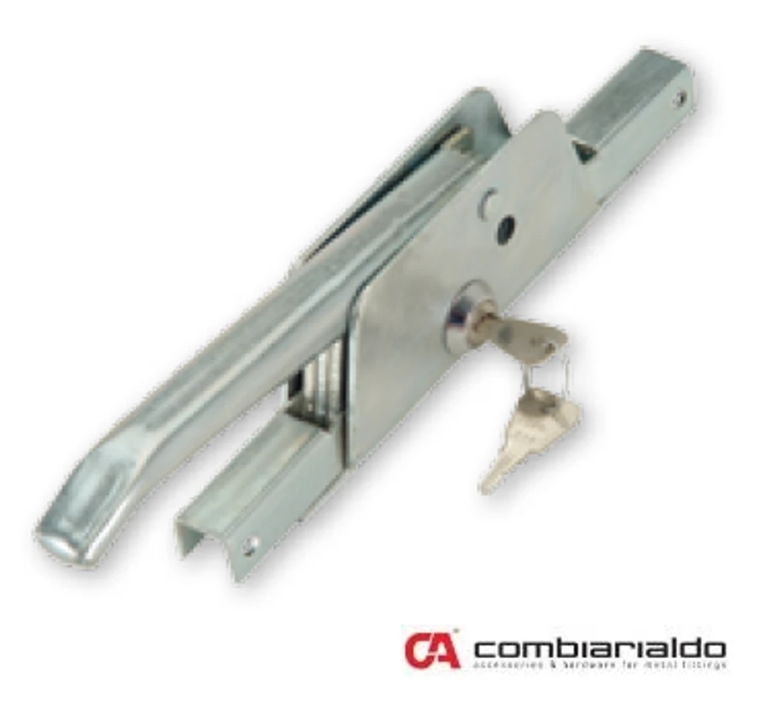 Uzavírací pákový systém pozinkovaný L-265mm, pro řídicí tyč 14x14mm